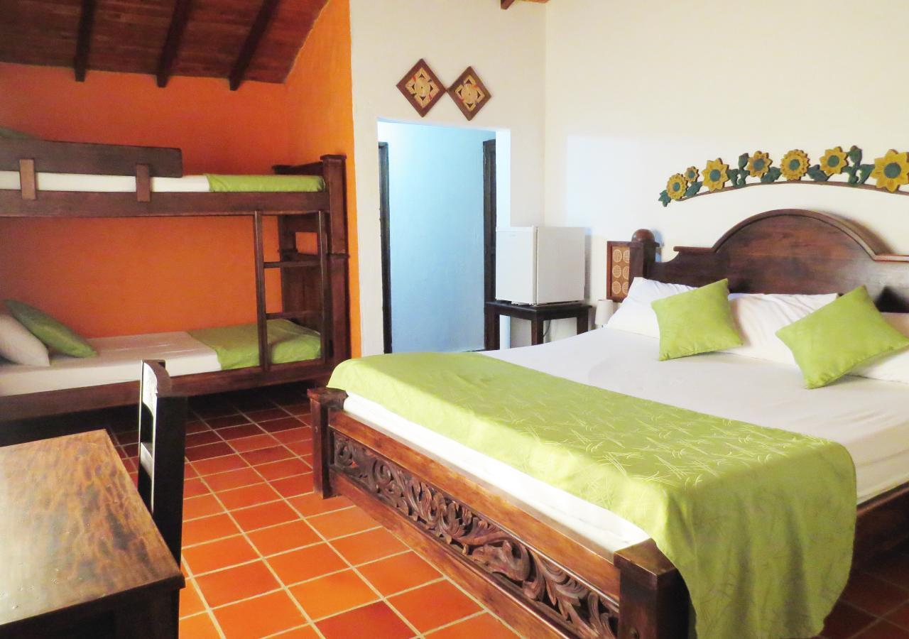 Hotel Cristo Rey Campestre Los Santos  Exteriör bild