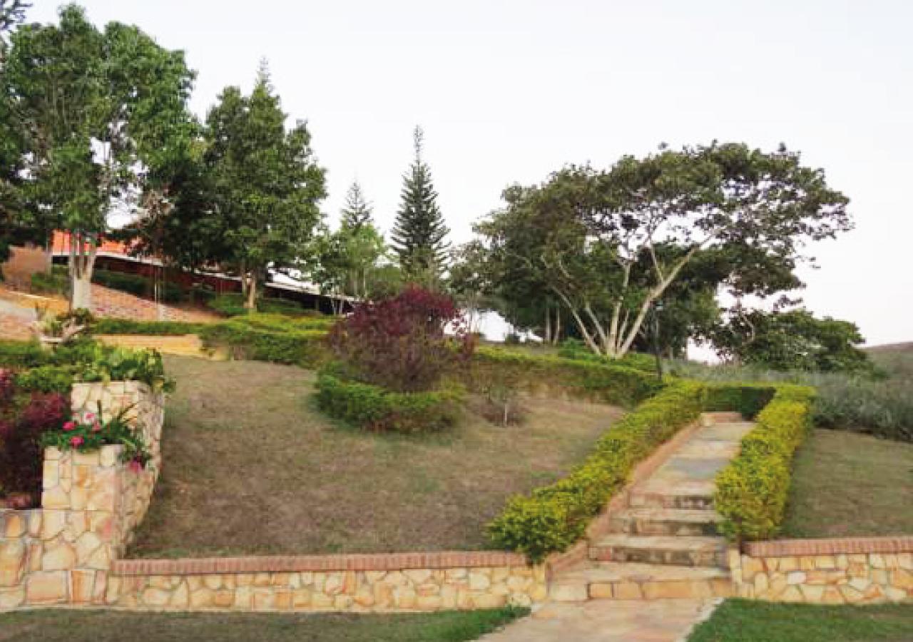 Hotel Cristo Rey Campestre Los Santos  Exteriör bild