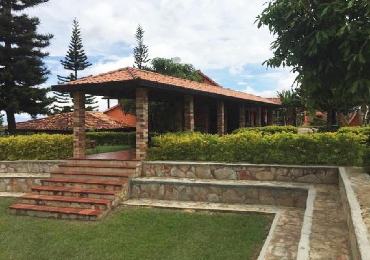 Hotel Cristo Rey Campestre Los Santos  Exteriör bild